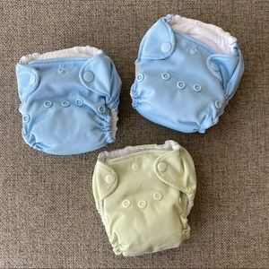 EUC Lil Joey cloth diapers 3 newborn